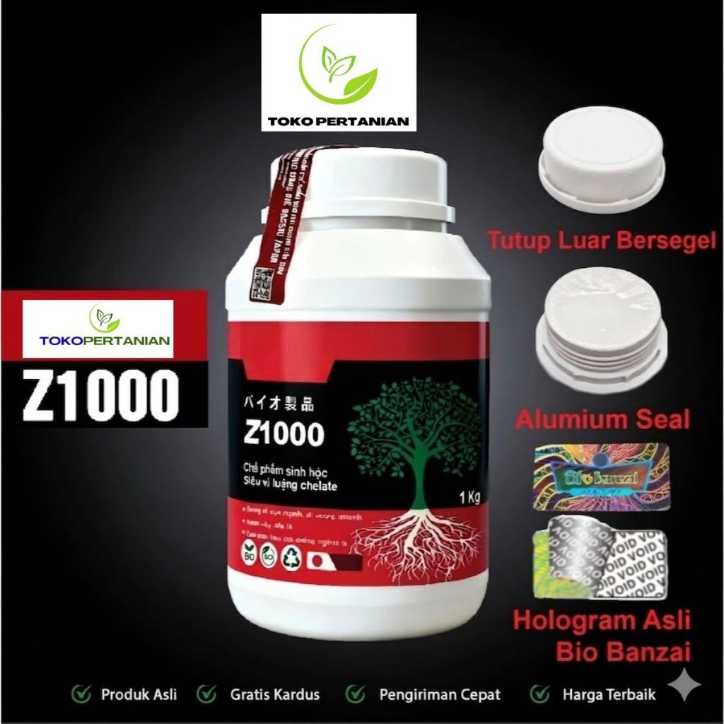 Dasshu Z1000 Pupuk Jepang Organik Original (250g, 1kg)