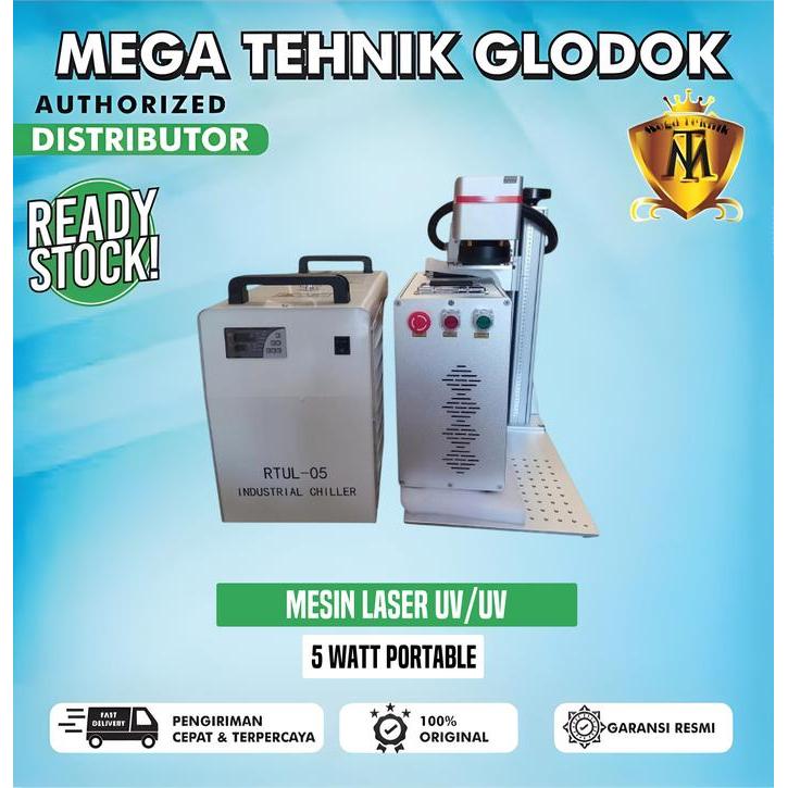 Mesin Laser UV/UV Laser Marking Machine 5 Watt Portable