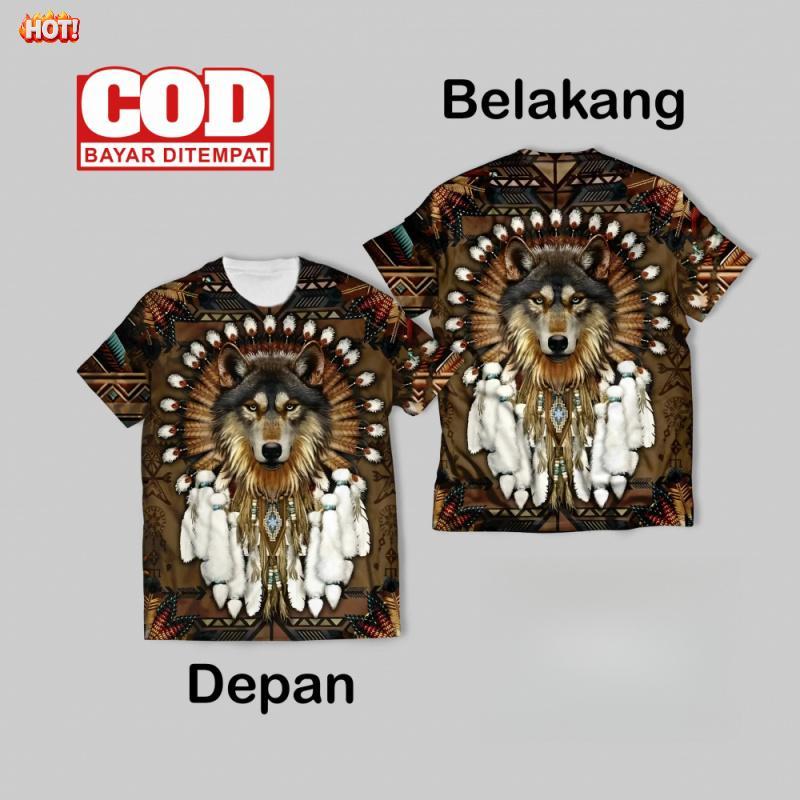 [COD] Kaos FullPrint Apache Indian Etnic AOP[ANIDN]