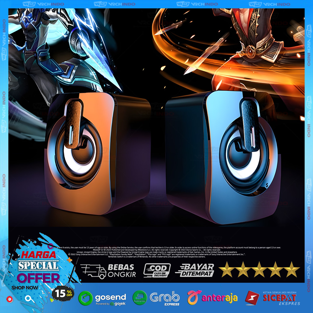 Speaker Multimedia / Speaker USB / Speaker PC Desktop Mini Stereo Sound Plug & Play High Quality 