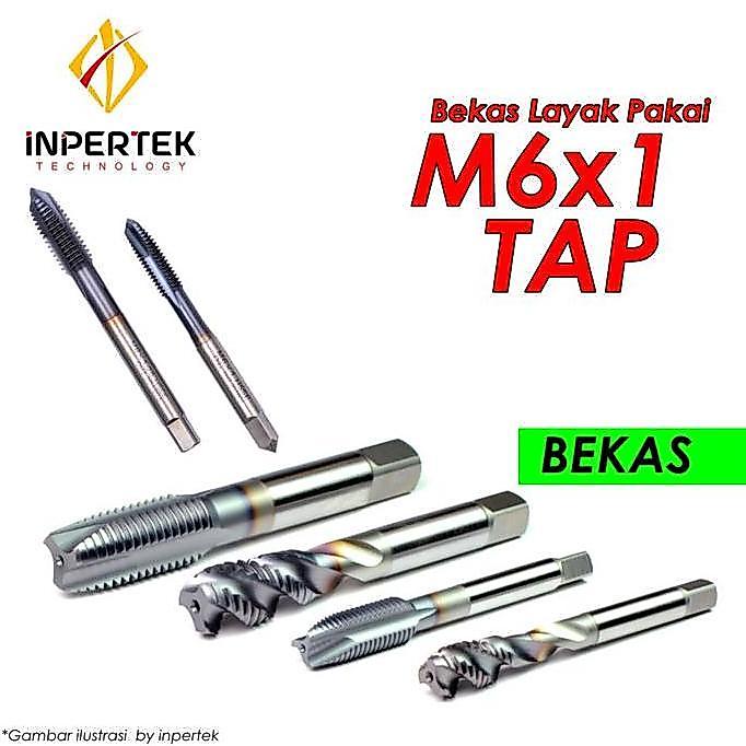 WHELINGO Tap M6X1 TANOI Tap Lurus M6 Tap PO M6 Tap 6*1 Tap M6X1 Tap Bekas M6