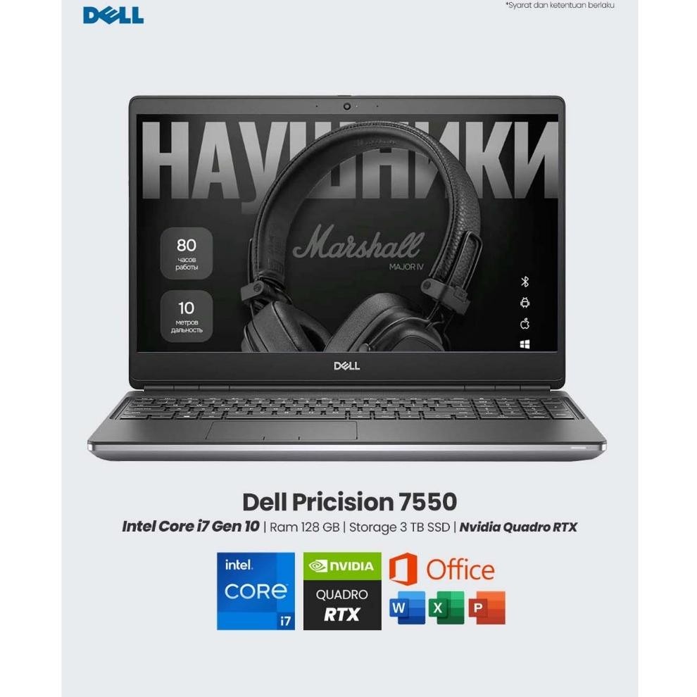 Laptop Workstation Dell Precision 7550 Original Bergaransi