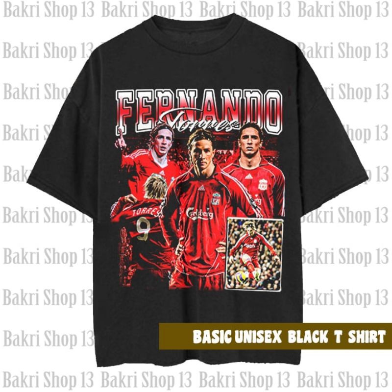 KAOS FOOTBALL FANS Fernando TORRES T-shirt/Kaos Bola Fernando Torres Spain Unisex