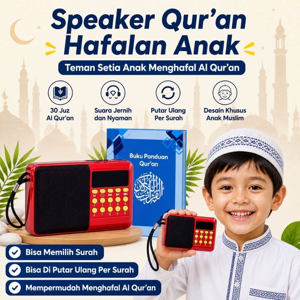 Speaker Murottal Quran Hafalan Anak Metode Ummi