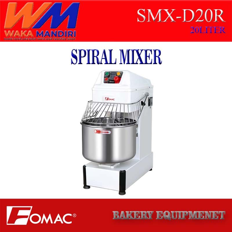 SMX-D10R SPIRAL MIXER 10 LITER FOMAC | SMX-D20R SPIRAL MIXER 20 LITER FOMAC | SMX-D30R SPIRAL MIXER 