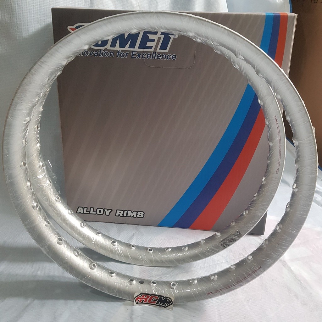 PERBIJI VELG PELEK VELEG VELEK SHAPE COMET 17X140 17 X 140  WARNA SILVER ABU-ABU BUKAN ROSSI TDR ORI