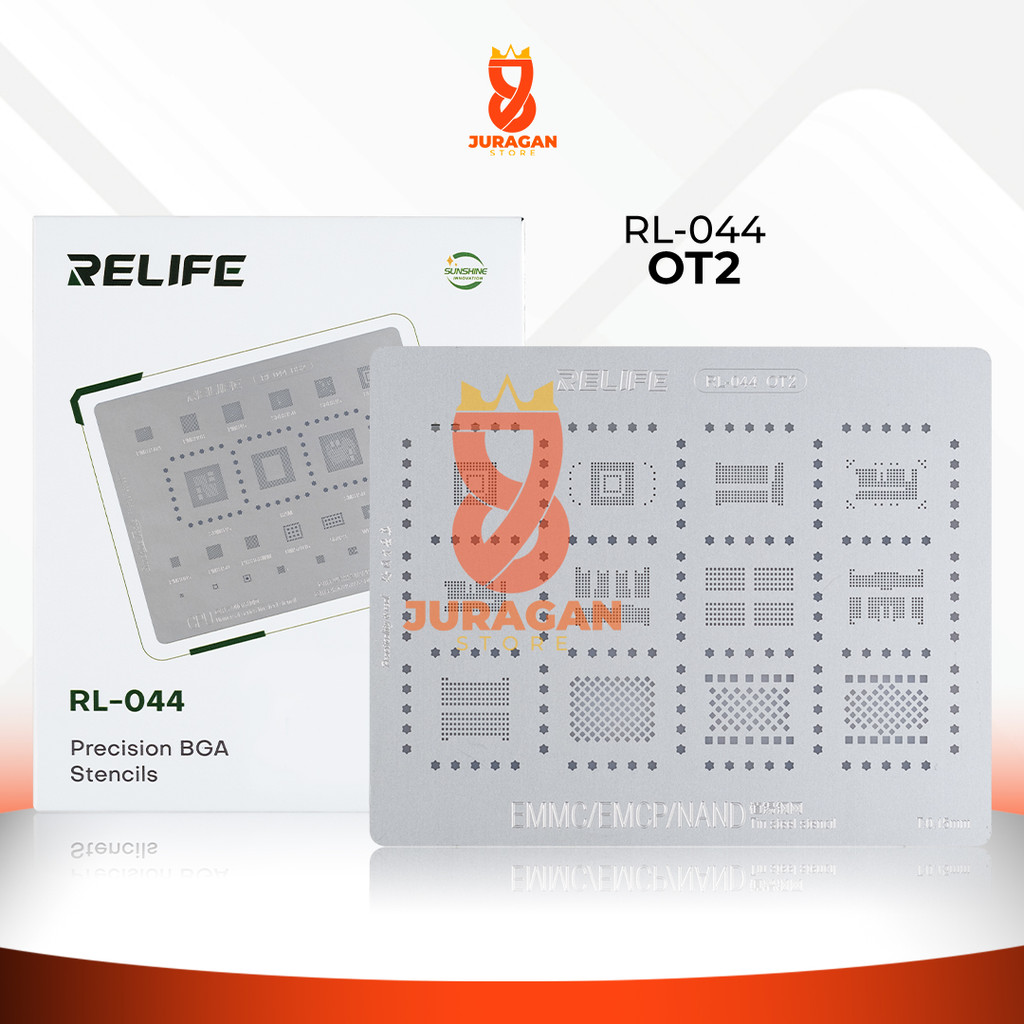 STENCILS CETAKAN IC BGA RELIFE RL044 RL-044