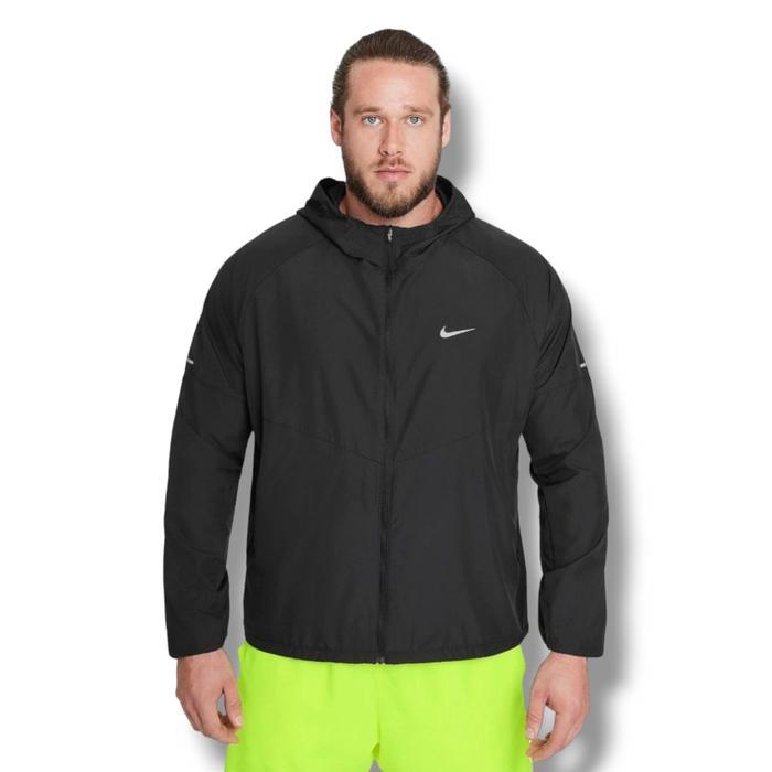 Nike Running Jacket Original Miler Training Lari Gym - BLACK, S