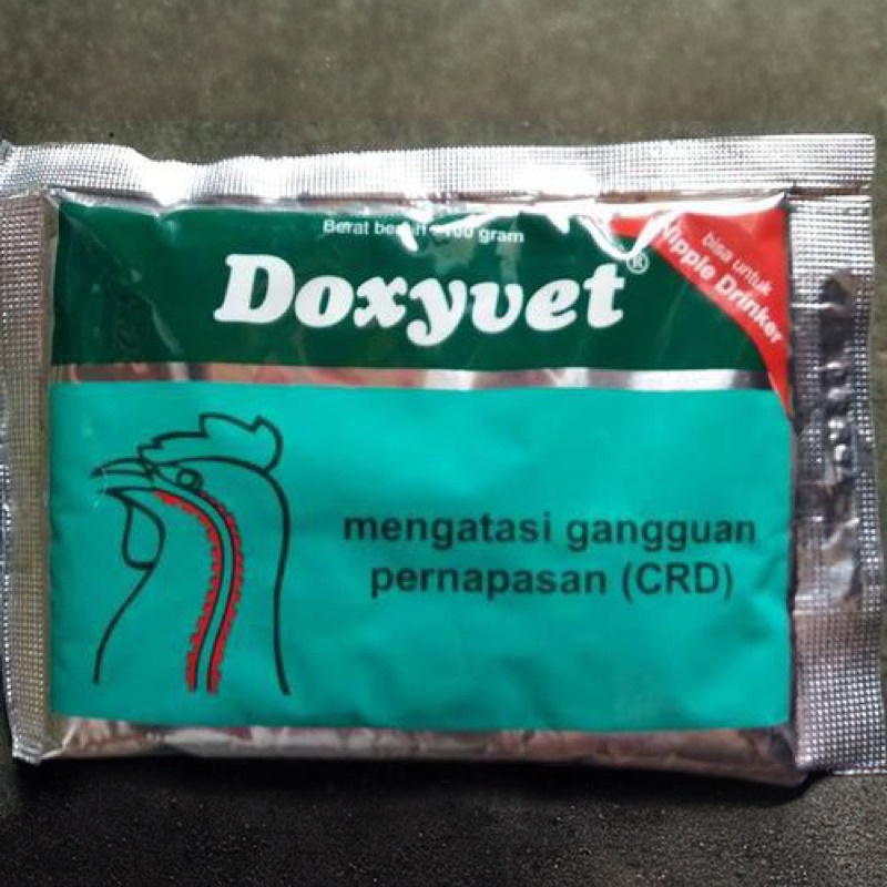 Doxyvet 100 Gram - Obat CRD Ngorok Ayam Gangguan Pernafasan