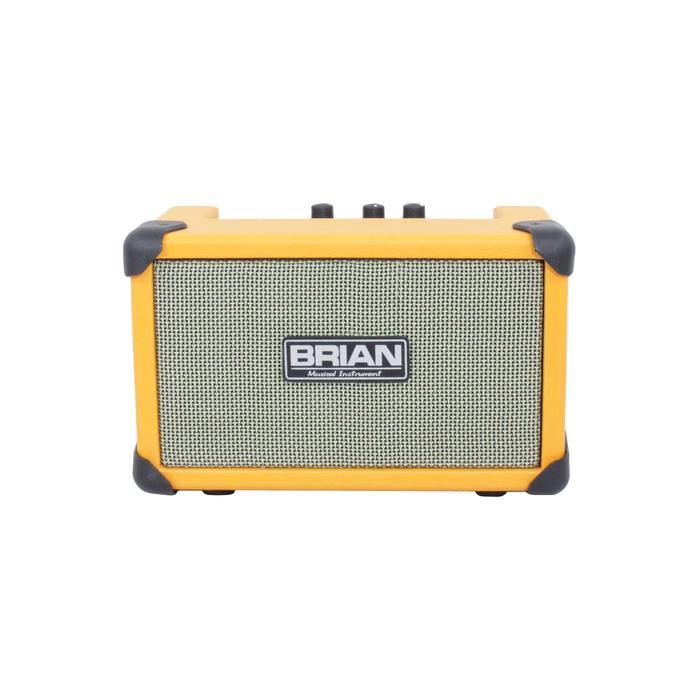 Ampli Mini Gitar dan Bass Akustik dan Elektrik 4 inch Warna Hitam Merk BRIAN  Murah Jakarta Ada Dist