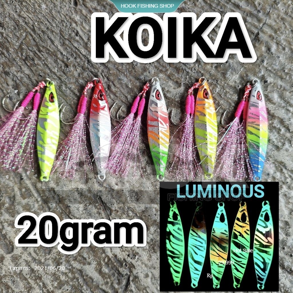 HFS MICRO JIG copy KOIKA 20gram free double assist hook