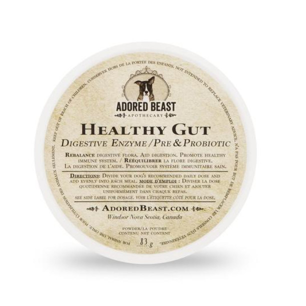 Adored Beast - Healthy Gut - Pre/Probiotics & Digestive Enzymes