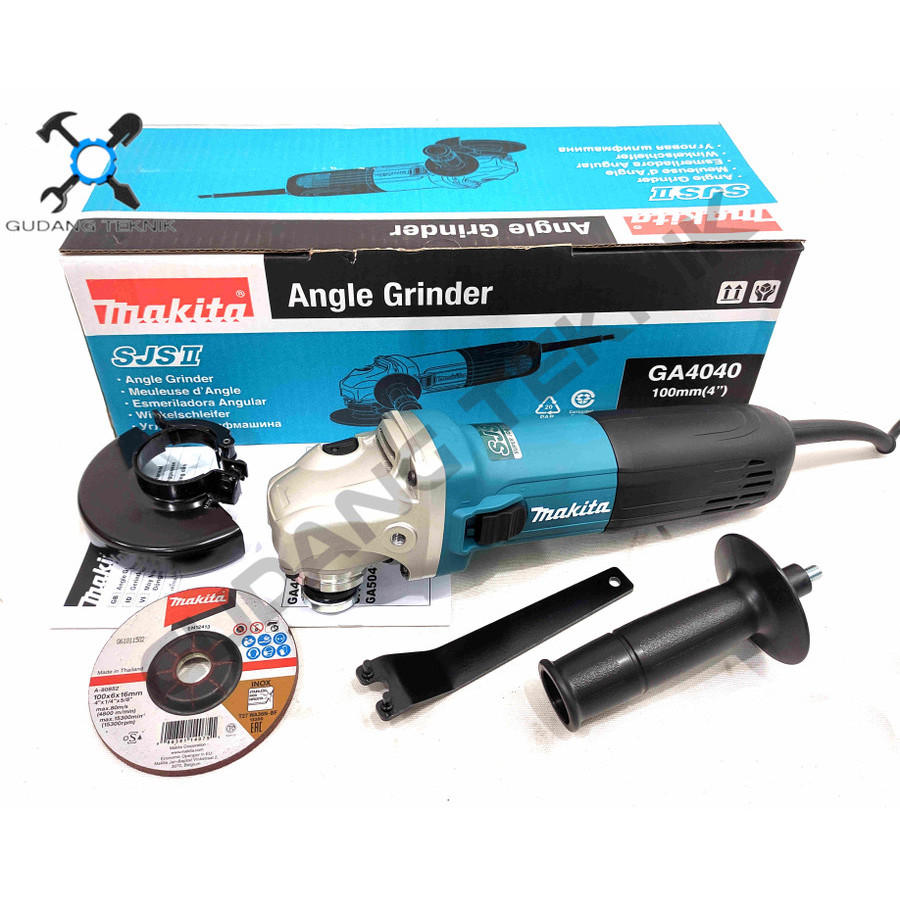 promo Mesin Gerinda Tangan 4" GA4040 MAKITA / Mesin Gerinda Grinda Gurinda Listrik  4" GA 4040 - Ang