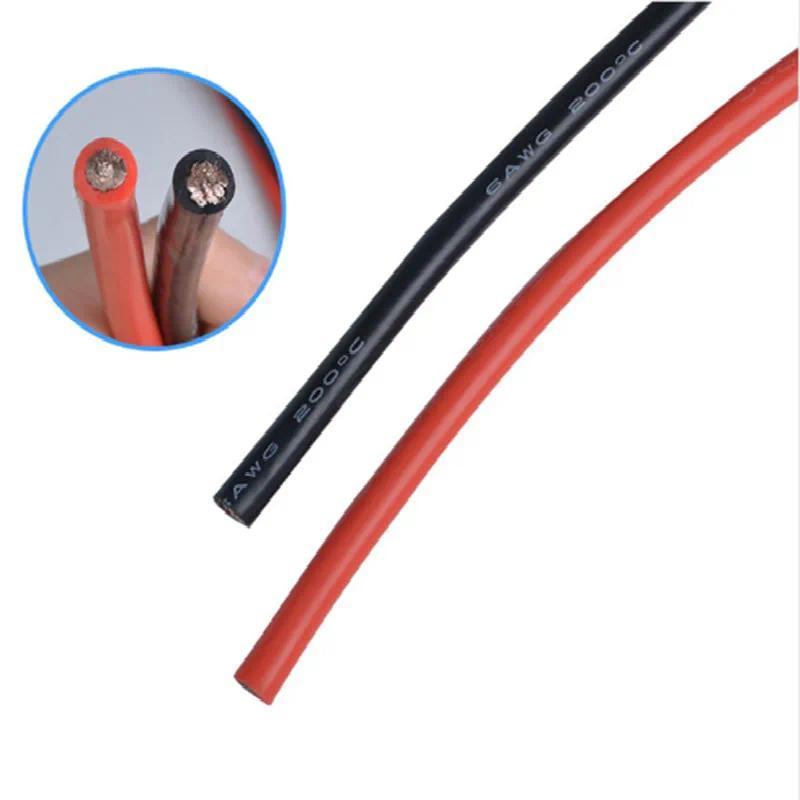 1 Meter Red Black Silicon Wire 12AWG 14AWG 16AWG 18AWG 22AWG 24AWG 26AWG 28AWG Soft Silicone Silica 