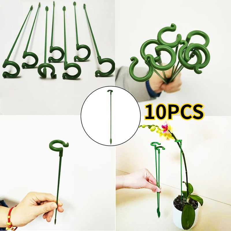 10pcs Holder Tanaman Penyangga Batang Tanaman Penyangga Tanaman Hias Ajir Penyangga Tanaman