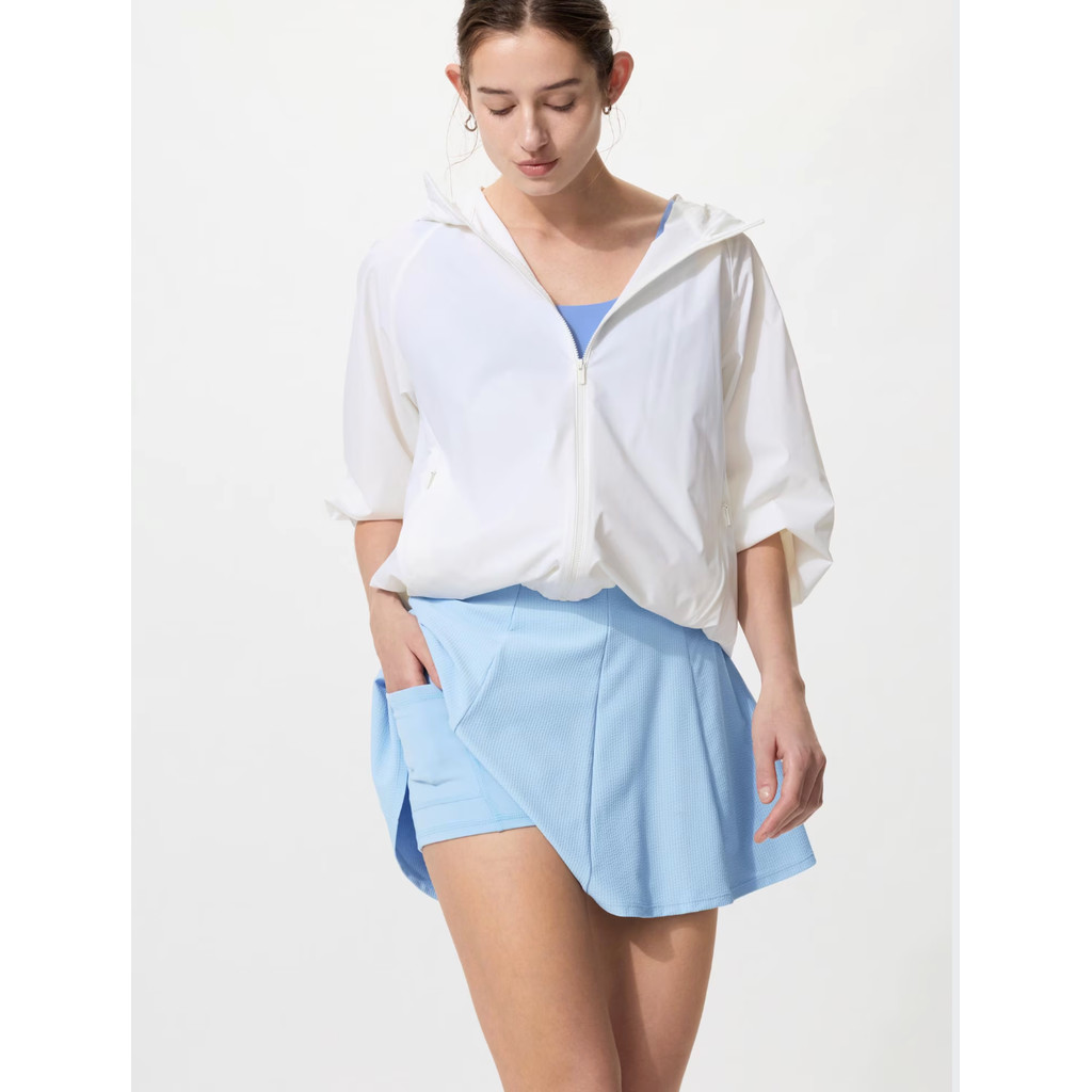 Women Rok Model Celana Aktif Flare /Active Pleated Skirt Pants Model Uniqlo