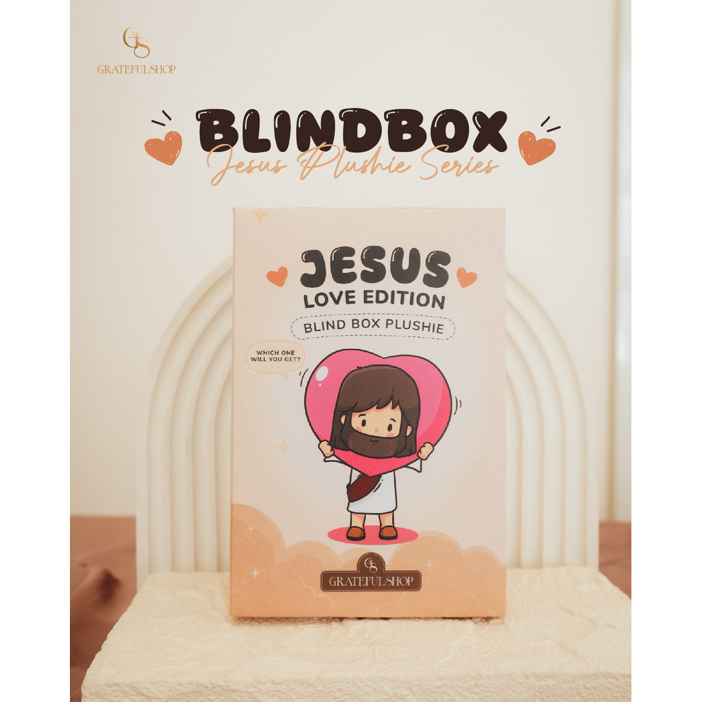 Grateful - Blindbox Jesus Plushie Kristen Katolik Alkitab Hadiah Boneka Gift