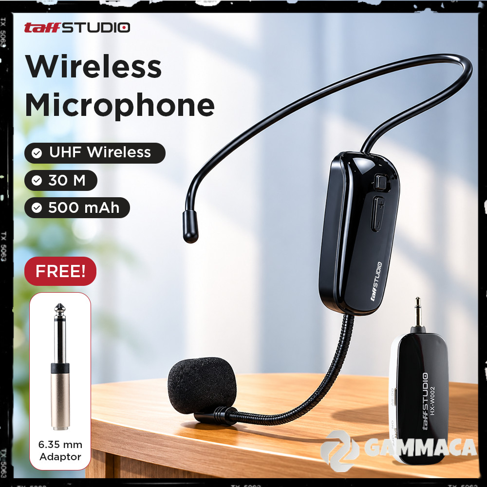 Wireless Microphone UHF Call Center with Transmitter - HX-W002