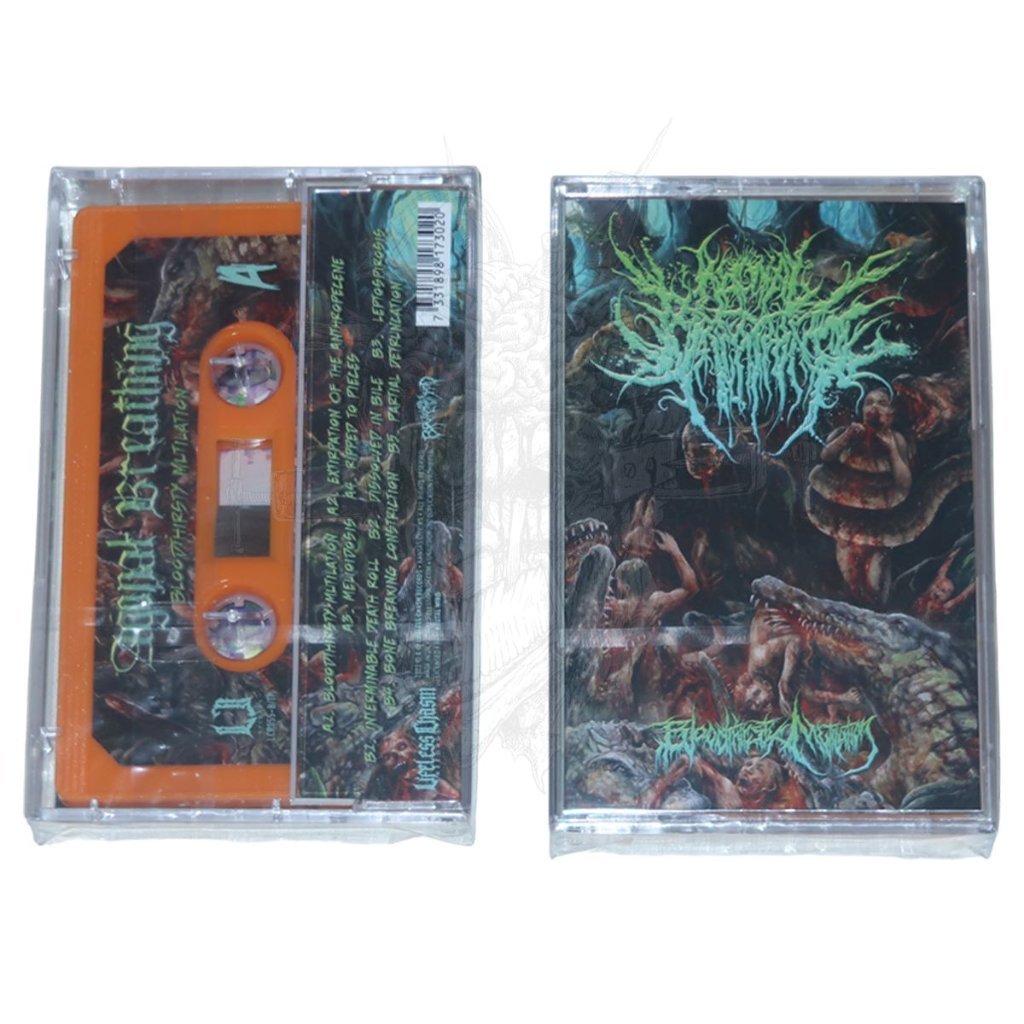 ORIGINAL & BERLISENSI -TAPE - AGONAL BREATHING - BLOODTHIRSTY MUTILATION | SLAM/BRUTAL DEATH METAL |