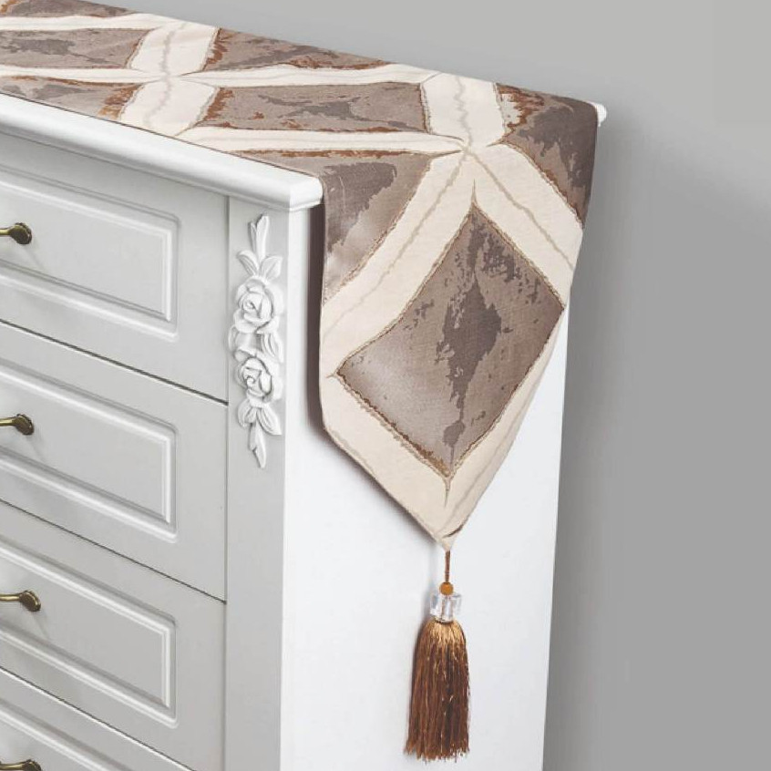 Taplak Meja Panjang Mewah / Luxury Table Runner Tassel