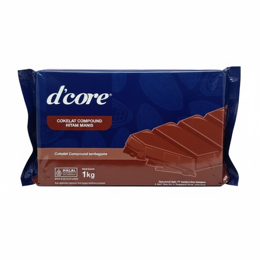D'core Dark Chocolate Compound 1 Kg – dcore Coklat Batang