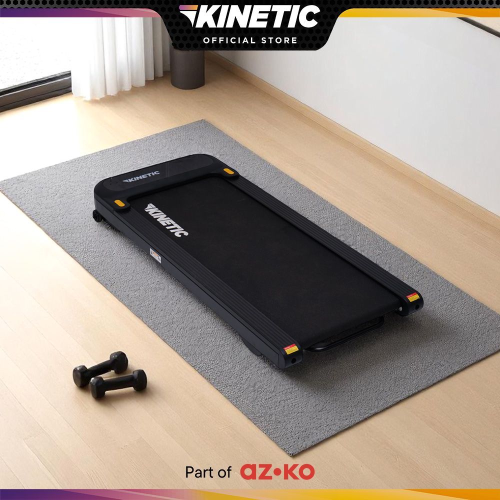 Kinetic Walking Pad 1 Hp - Hitam Treadmill Mini Walking Pad Alat Fitness Cardio Home Gym
