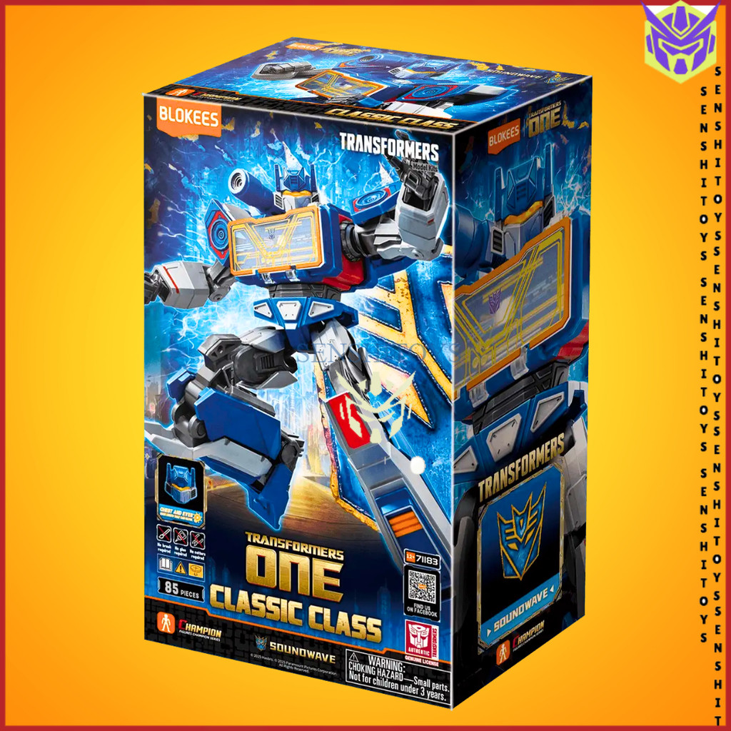 BLOKEES Transformers Classic Class 17 Transformers One Soundwave