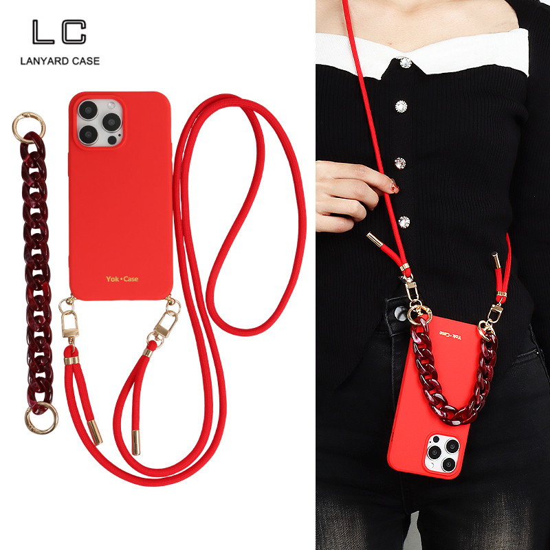 Case tali selempang For iphone 15 14 13 12 11 Pro Max XR 6 7 8 Plus talicase tangan gantungan hp