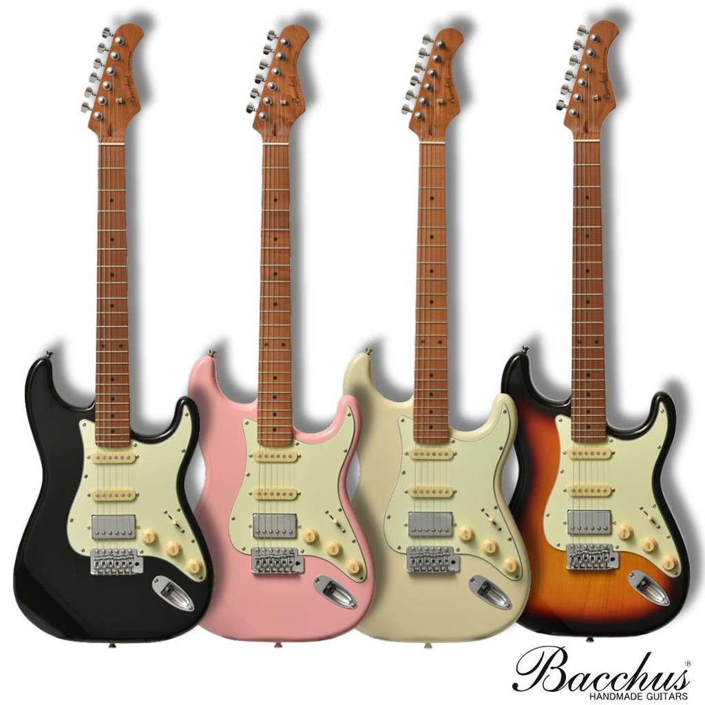 Bacchus BST-2RSM/M Electrik Guitar - Gitar Elektrik Bacchus BST2RSM Roasted Maple Fingerboard