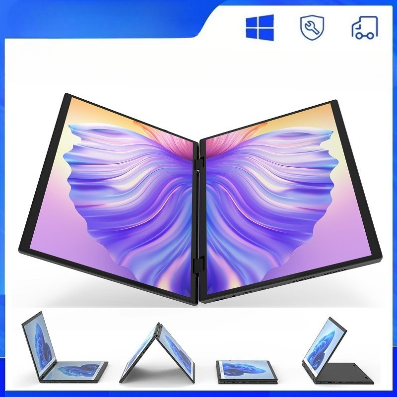 L14 12th Gen Intel N95YOGA 2*14 Inch Tablet PC 2 in 1 Laptop  Windows 11 2.5K Dual Touch IPS Screen 