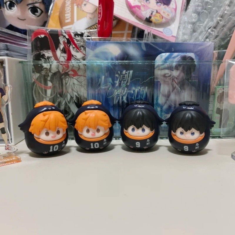 Haikyuu Yu Nishinoya Anime Tadashi Yamagui Shoyo Hinata Mini Tumbler Doll Blind Box Desktop Decorati
