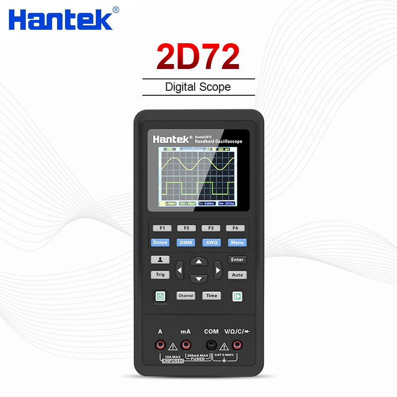 Hantek Handheld Oscilloscope 2C42 2C72 2D42 2D72 Digital Multimeter Tester Usb Waveform Generator 3i