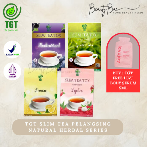 TGT Slim Tea Detox 1 Box 20 | Teh Diet Pelangsing Alami