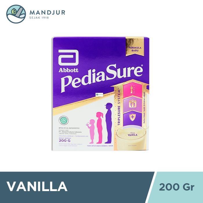 Pediasure Vanila 200 Gram - Susu Pendukung Nutrisi Pertumbuhan Anak