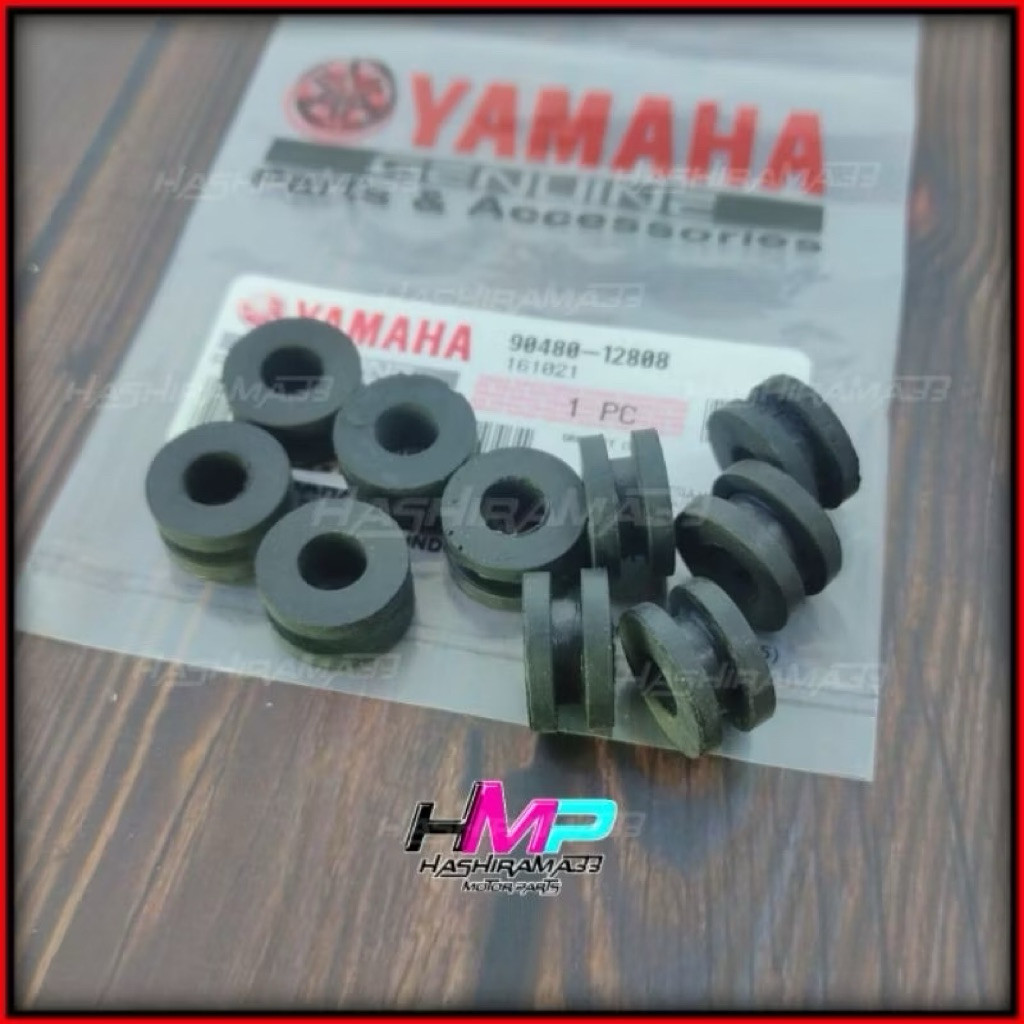 KARET GROMMET BULAT KECIL 1 bks isi 10 pcs / KARET BODY MOTOR / BODI / LAMPU BELAKANG / STOP LAMP / 