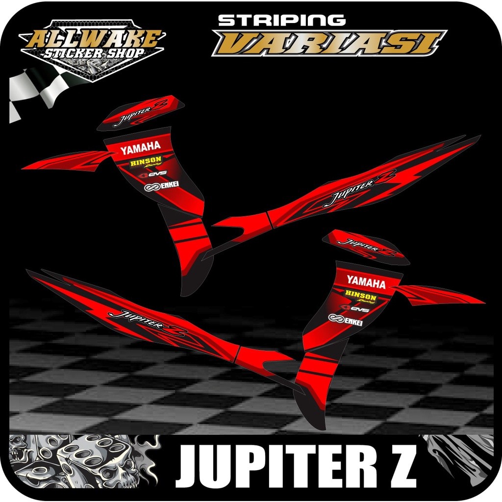Decal Striping Jupiter Z Burhan Motif Road Race