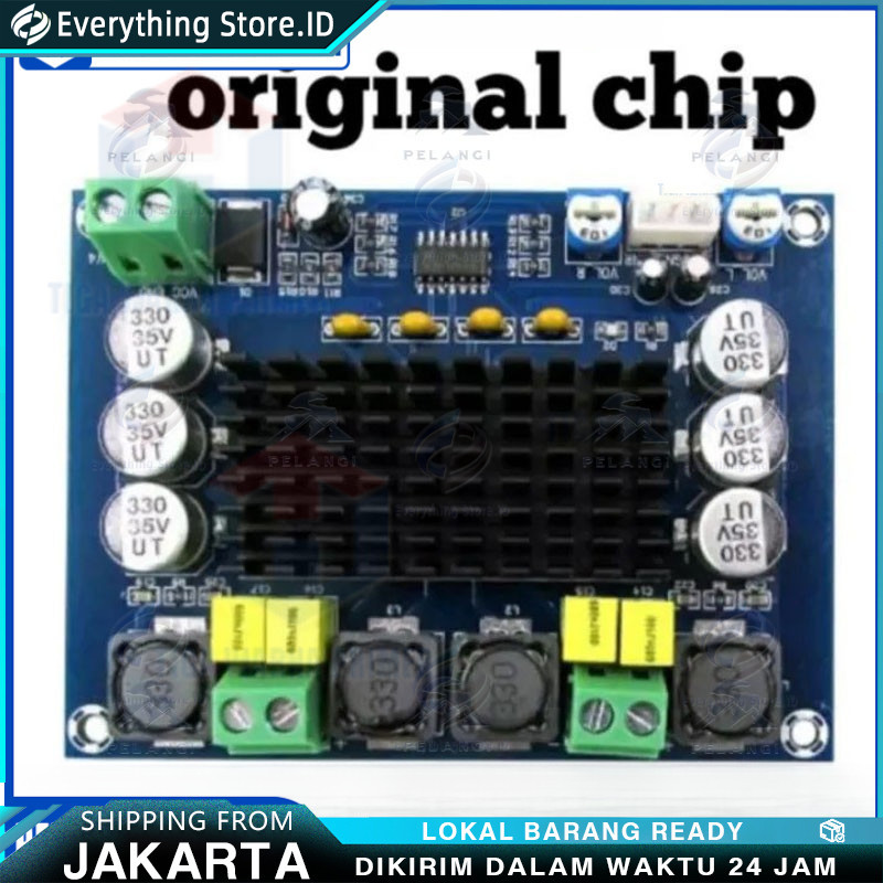 Kit Power Amplifier XH-M543 TPA3116 D2 2 x120W Stereo Mono Channel Digital Audio Power Amplifier Boa