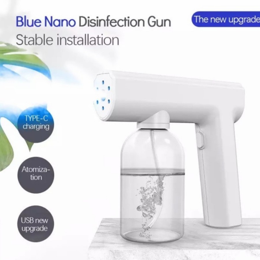 Nano Spray Gun Disinfectant Portable Steam UV Sterilizer Recharge