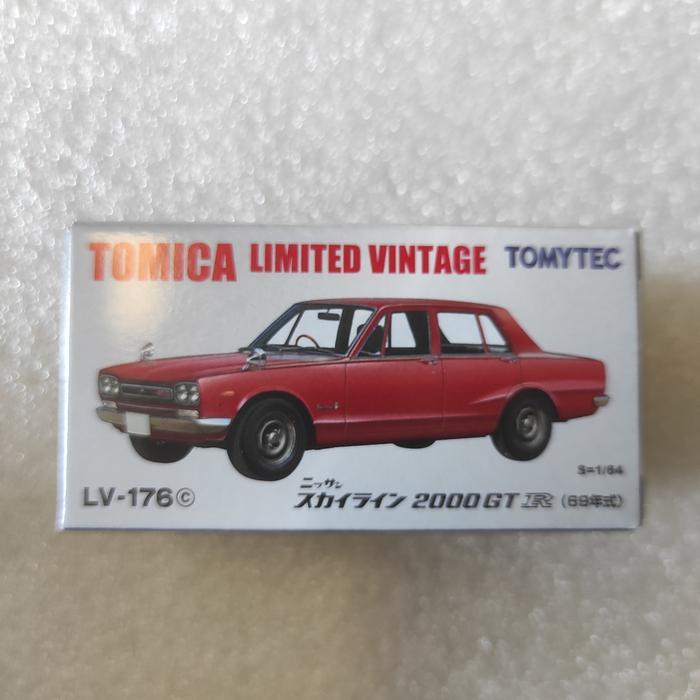 TOMICA LIMITED VINTAGE LV-176c NISSAN SKYLINE 2000GT-R RED BEST