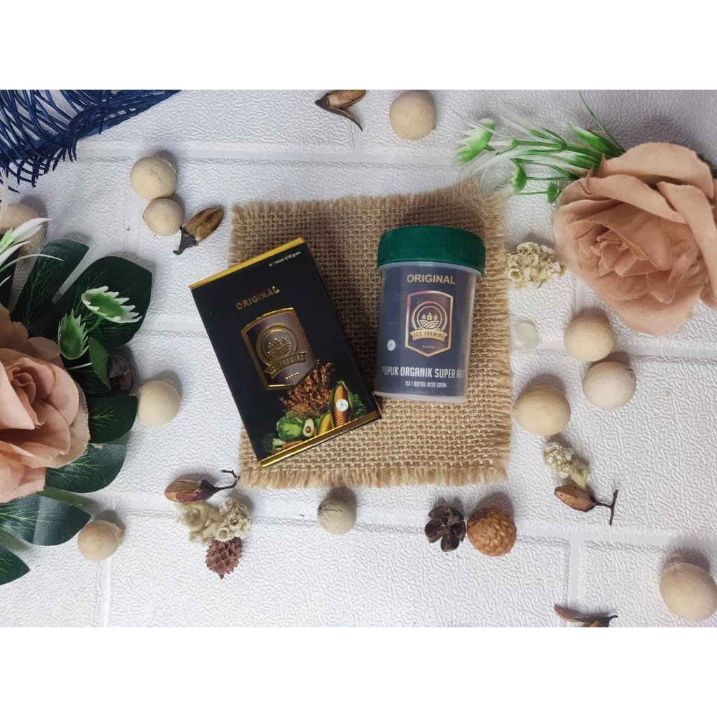 PUPUK ECO FARMING ORIGINAL 100% @30gr PUPUK ORGANIK ECO FARMING ORIGINAL ASLI PUPUK