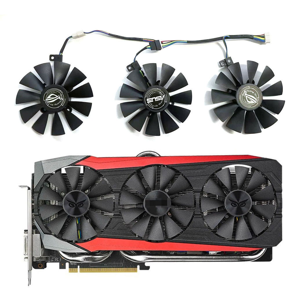 FDC10U12S9-C FDC10H12S9-C Koeler Fan Voor ASUS STRIX GTX980TI RX480/580 R9 390X/R9 390 GTX 1060 GTX1