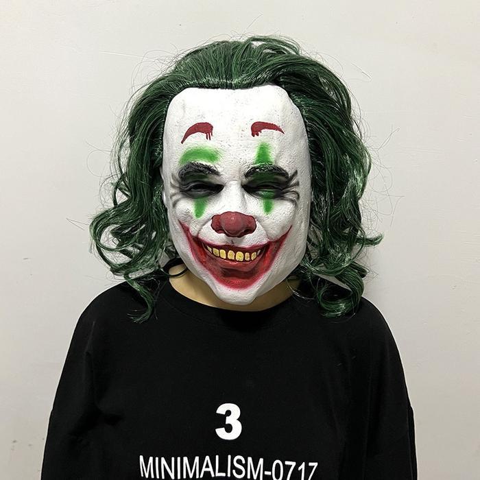 TOL-31 topeng latex karet full head badut joker halloween mask