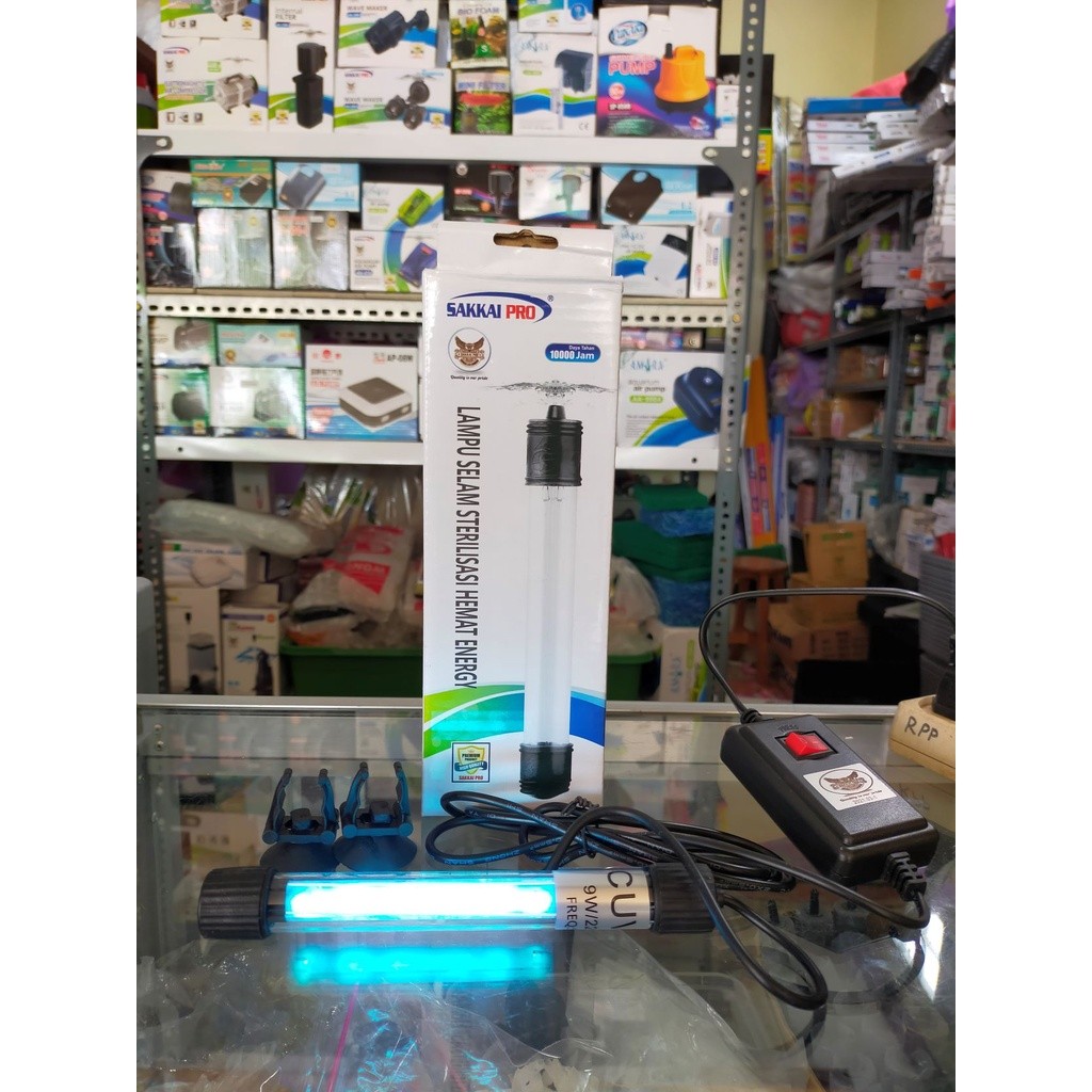 LAMPU UV SAKKAI PRO 9WATT 9 WATT 9W - LAMPU UV AQUARIUM