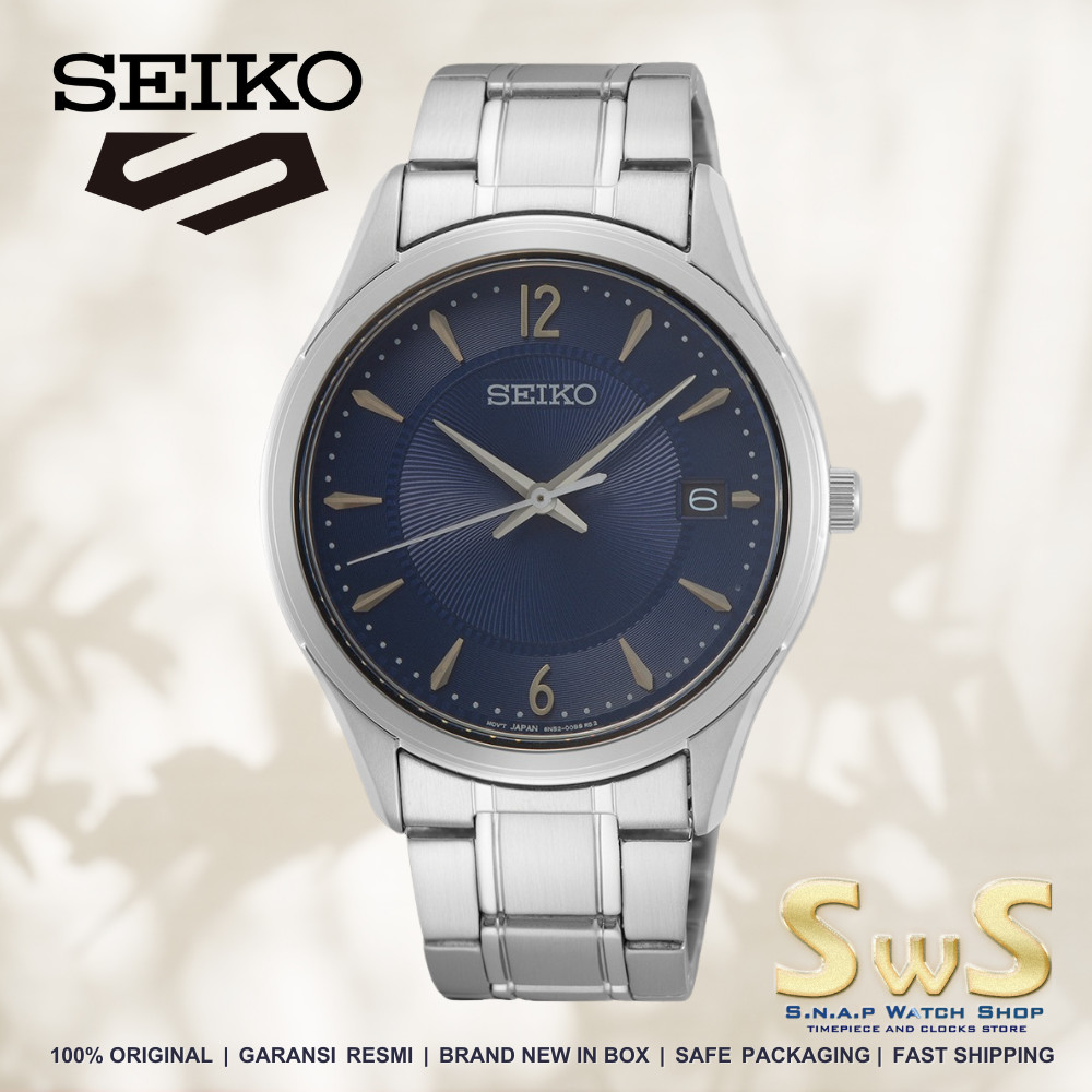 Seiko SUR419 Seiko SUR419P1 Blue Sapphire 40mm Original Garansi Resmi Jam Tangan Pria
