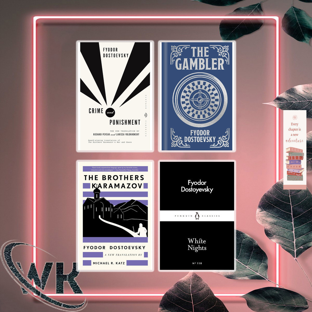 Crime and Punishment | White Nights | The Brothers Karamazov | The Gambler By Fyodor Dostoyevsky (En
