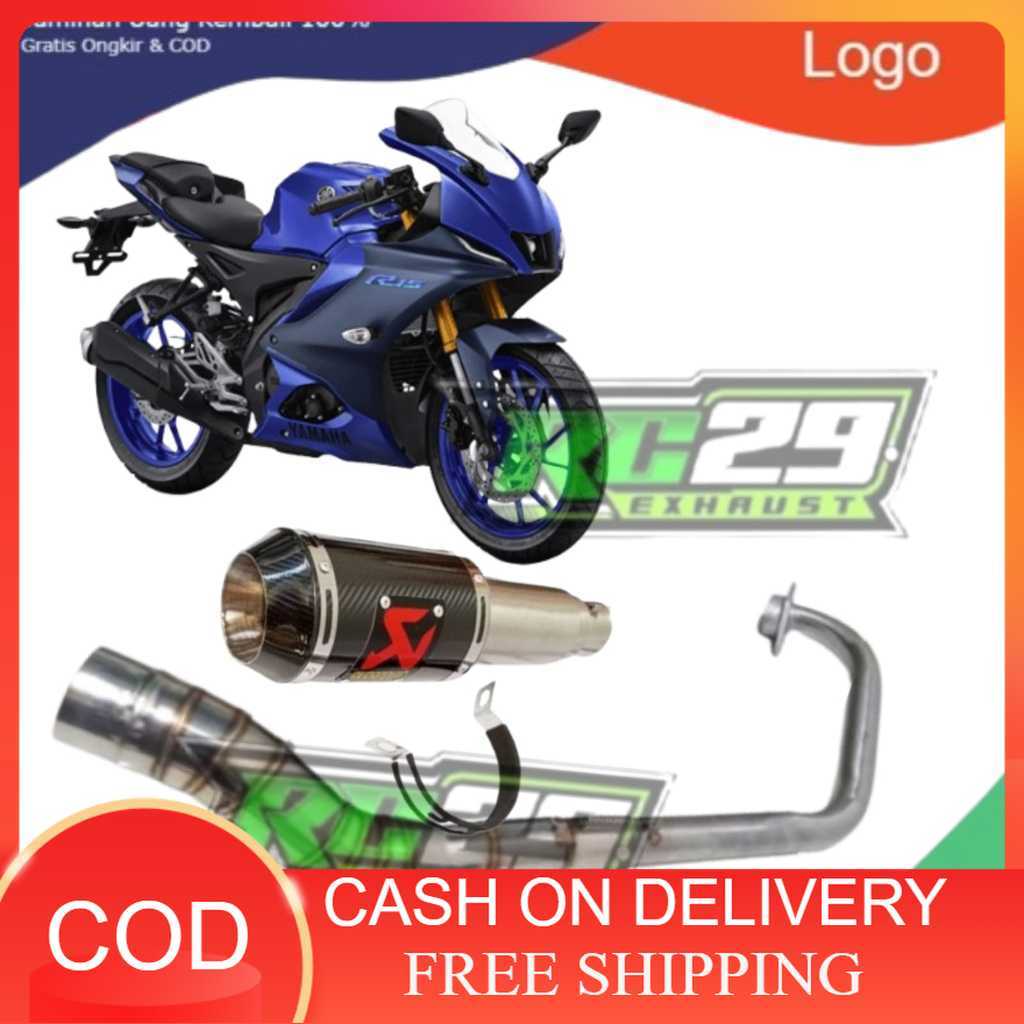 AKRAPOVIC R15 V3 V4 EkzosYZF-R15 racing exhaust silincer inlet 50 mm