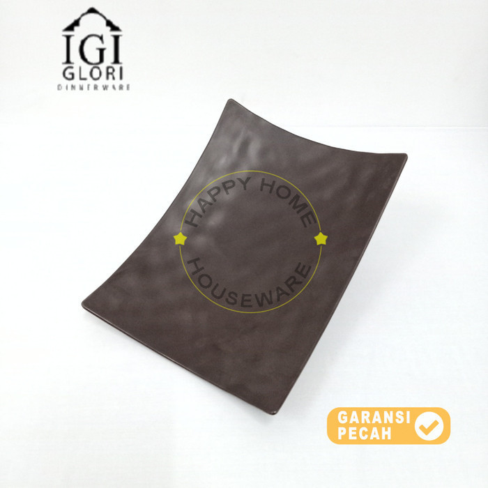 GLORI PIRING MOTIF BAMBU DOFF SEGI COKLAT G2762