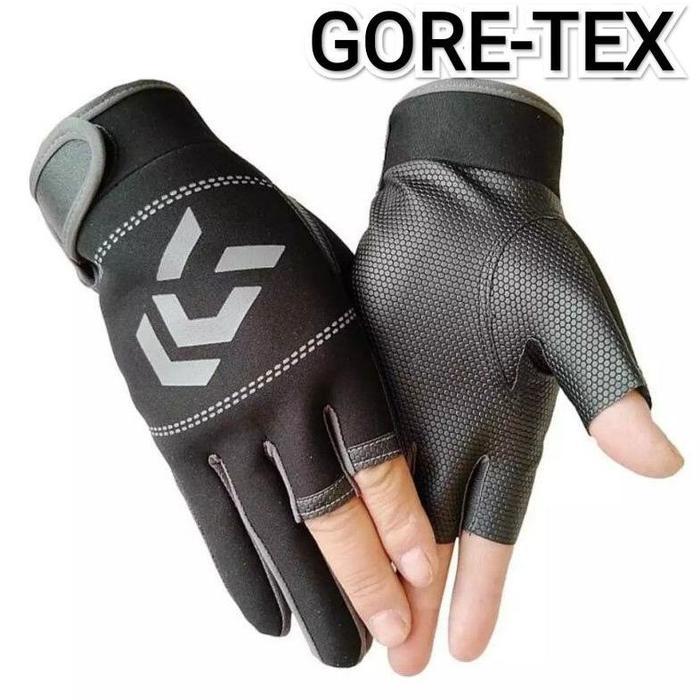 Terbaru GORE-TEX Daiwa Sarung Tangan Mancing & Berkendara Waterproof
