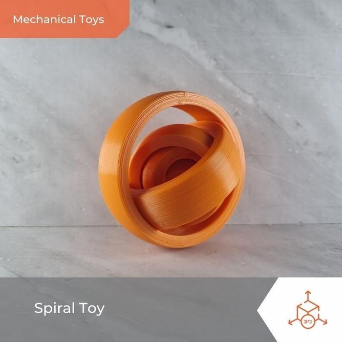 Fidget Toys | Fidget Spinner | Infinity Rotating Spinner | Toys - Black