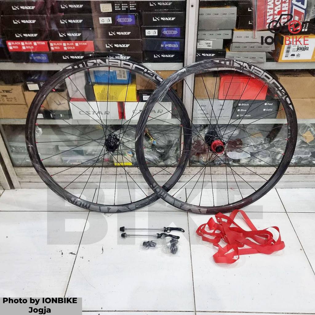 Wheelset Monarchy 27.5 650b CARBON 4 in 1 Superlight Sepeda MTB Gravel 650-b Inch Wheel Set Roda Jan